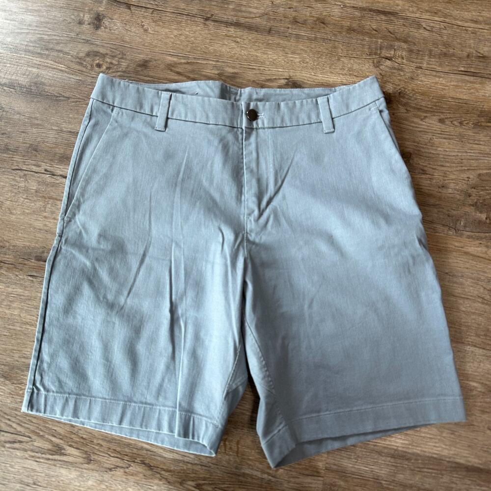 Lululemon Mens Size 33 Commission Classic-Fit Short 9" Blue Shorts Business Golf